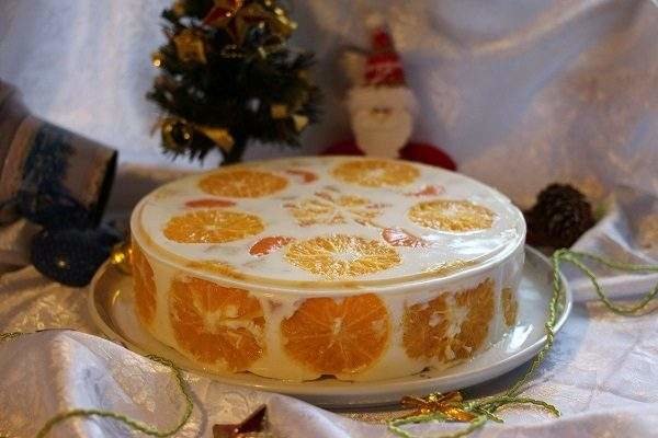 желейный торт новогодний фото