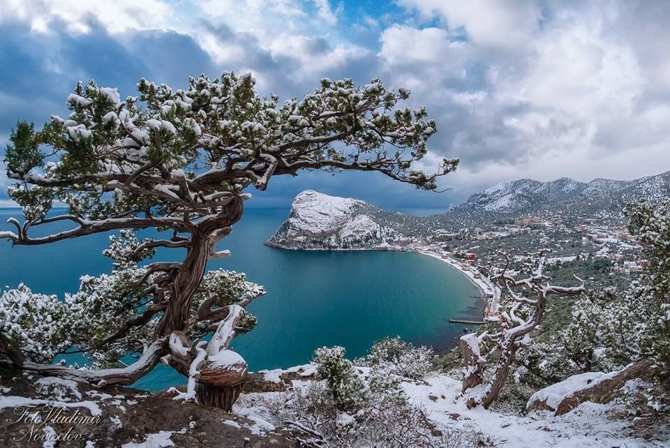 зима в крыму фото