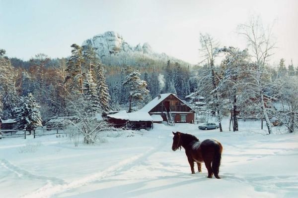 зима в сибири фото