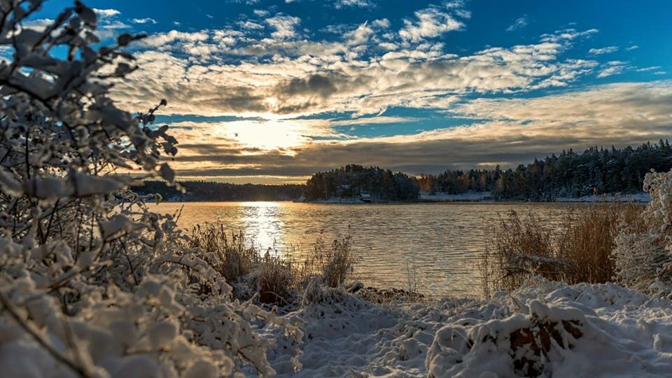 зимнее озеро картинки фото