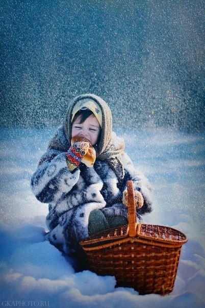 зимняя фотосессия детей фото