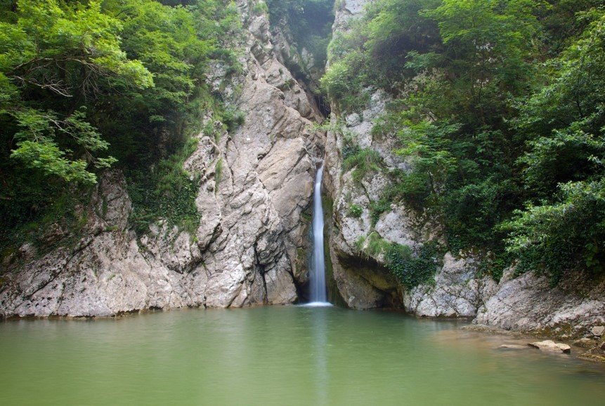 агурские водопады в сочи фото