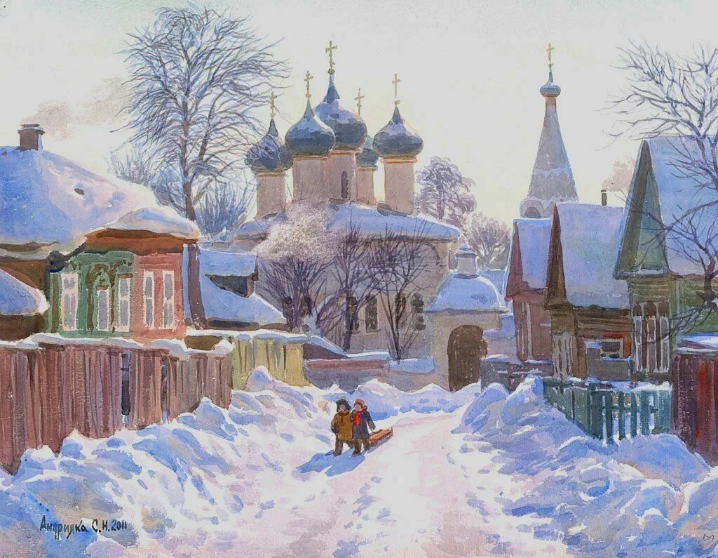 андрияка картины пейзажи фото