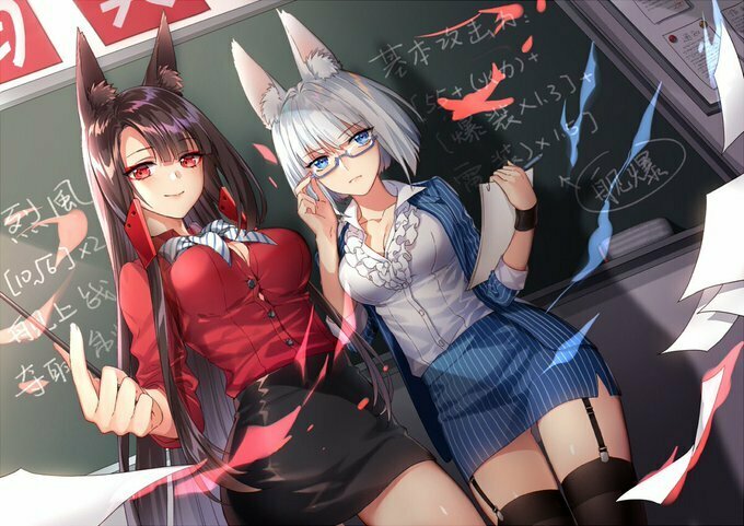 аниме azur lane kaga фото