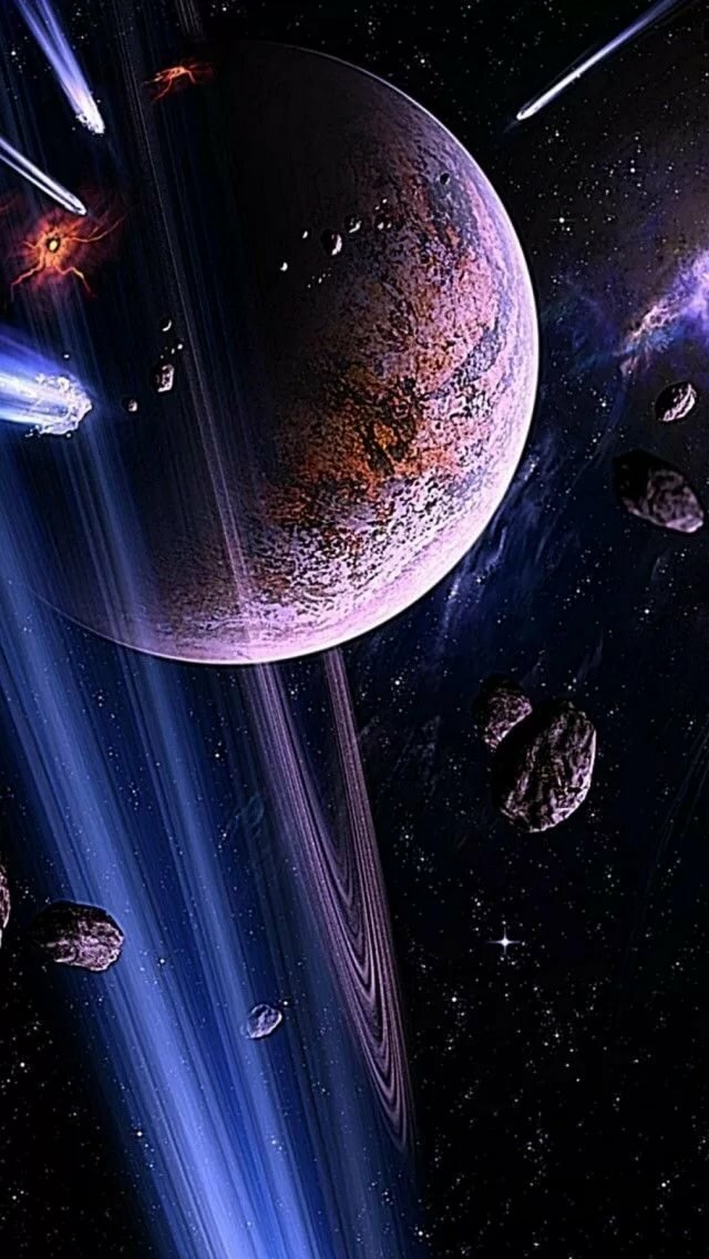 астероиды планета 720*1280 фото