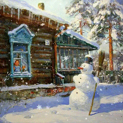 д.левин зимние картины фото