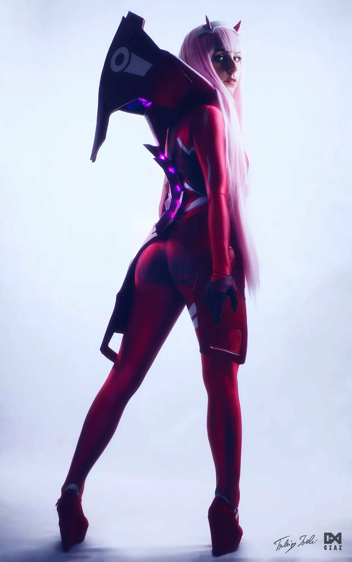 darling in the franxx косплей zero two латекс фото