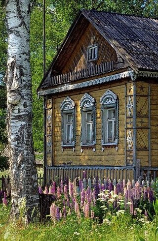 деревенский дом россия фото