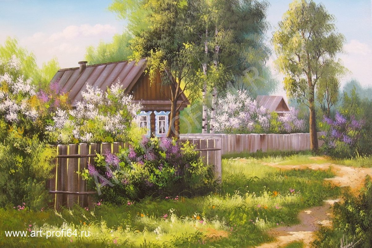 деревенский пейзаж картинки фото