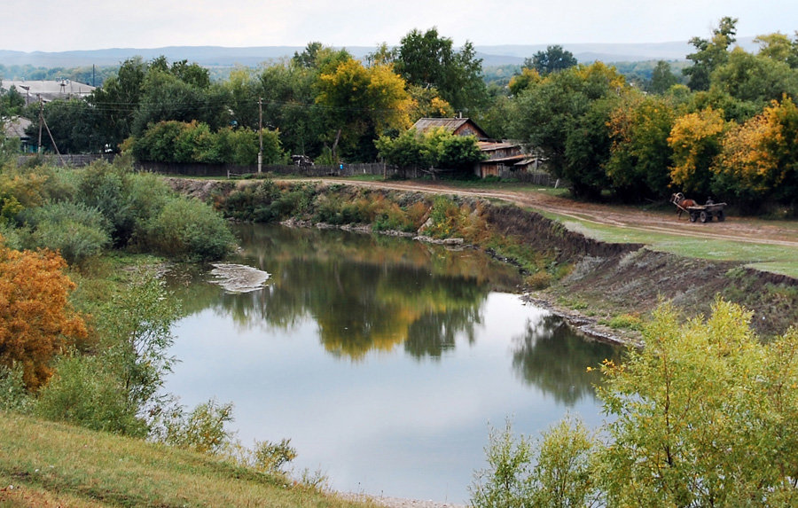 деревенский пейзаж курской области фото