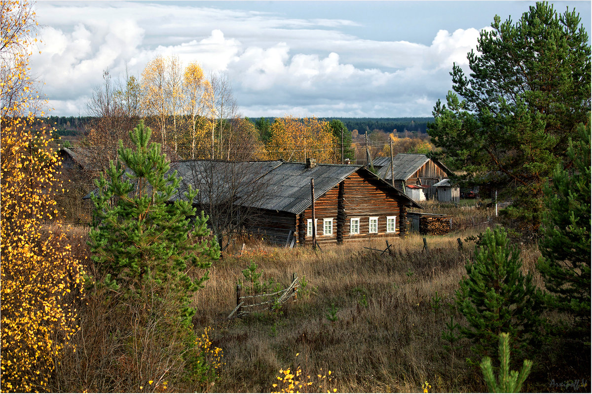 деревни севера россии фото