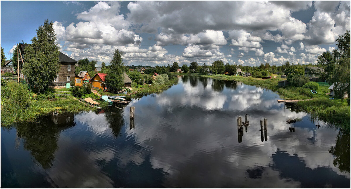 деревня пруд фото
