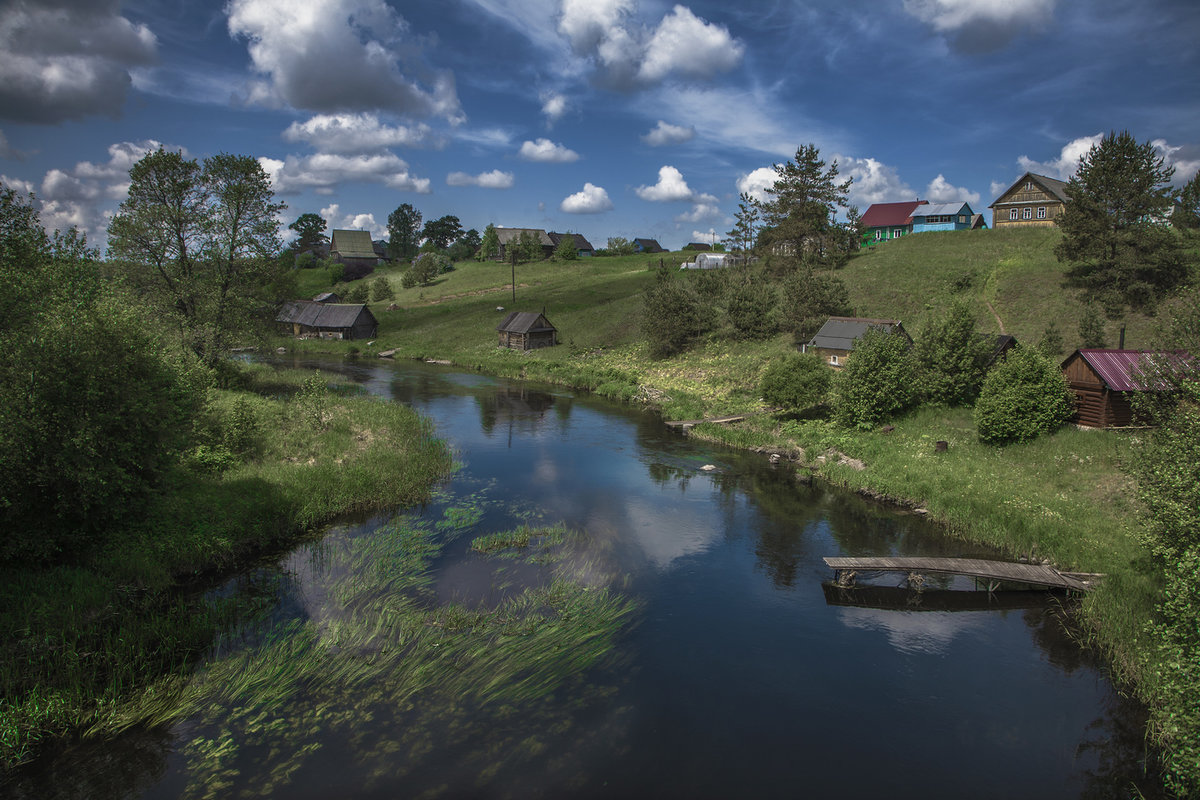 деревня у реки картинки фото