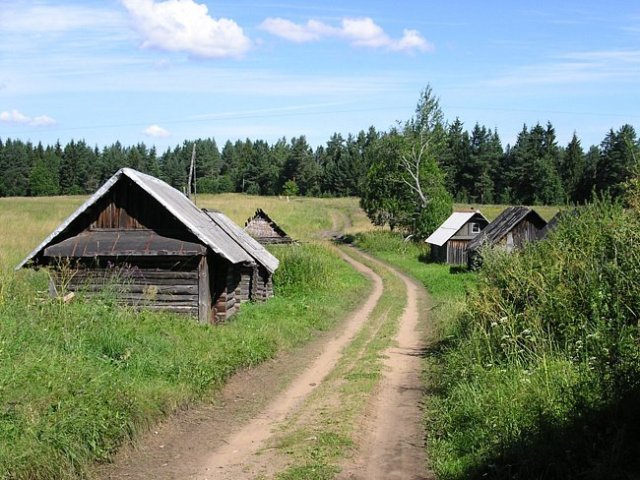 деревня в россии фото