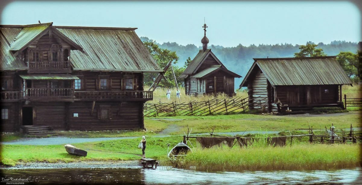 деревянная изба кижи фото