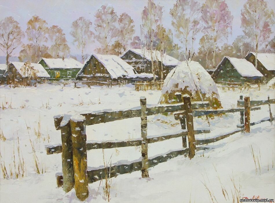 дмитрий левин зимние пейзажи фото