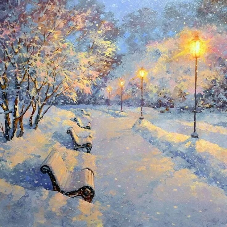 дмитрий левин зимние пейзажи фото