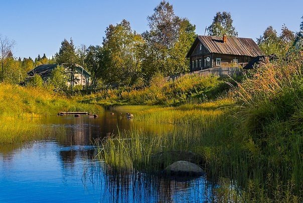 домик у реки фото в деревне фото