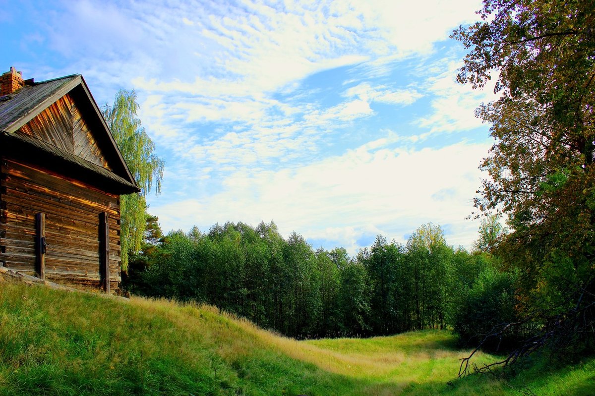домик в деревне фото