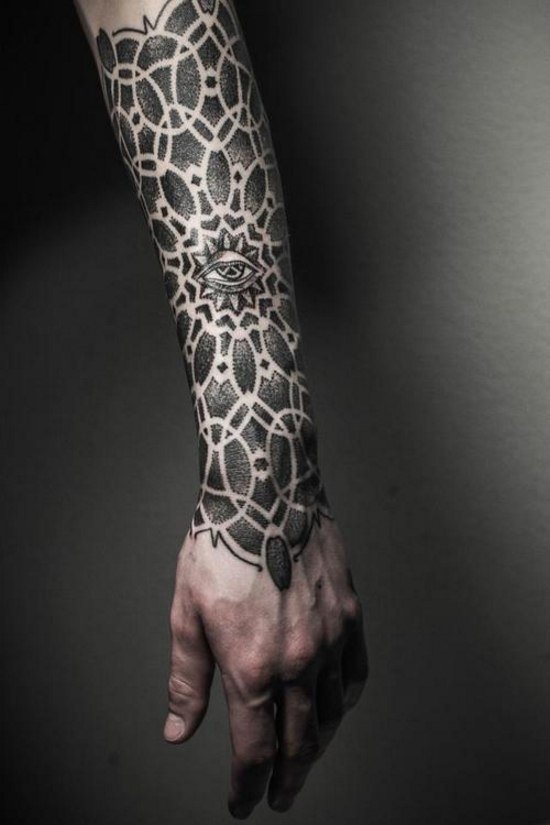 dotwork рукава фото