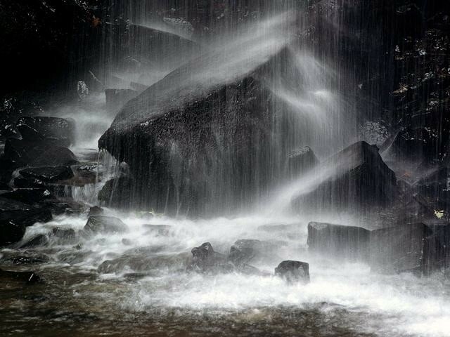 дождь водопад фото