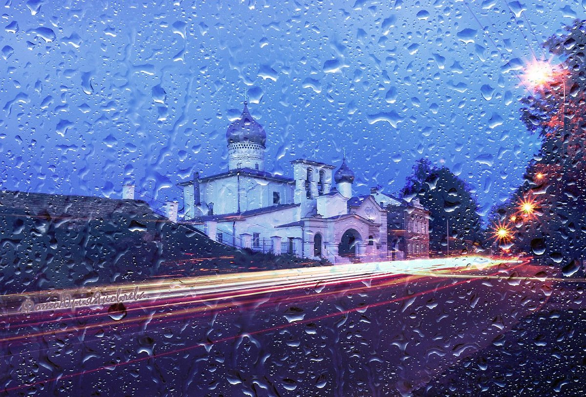 дождь за окном фото