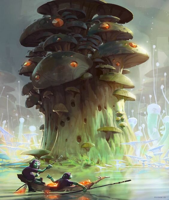 fantasy mushroom concept фото