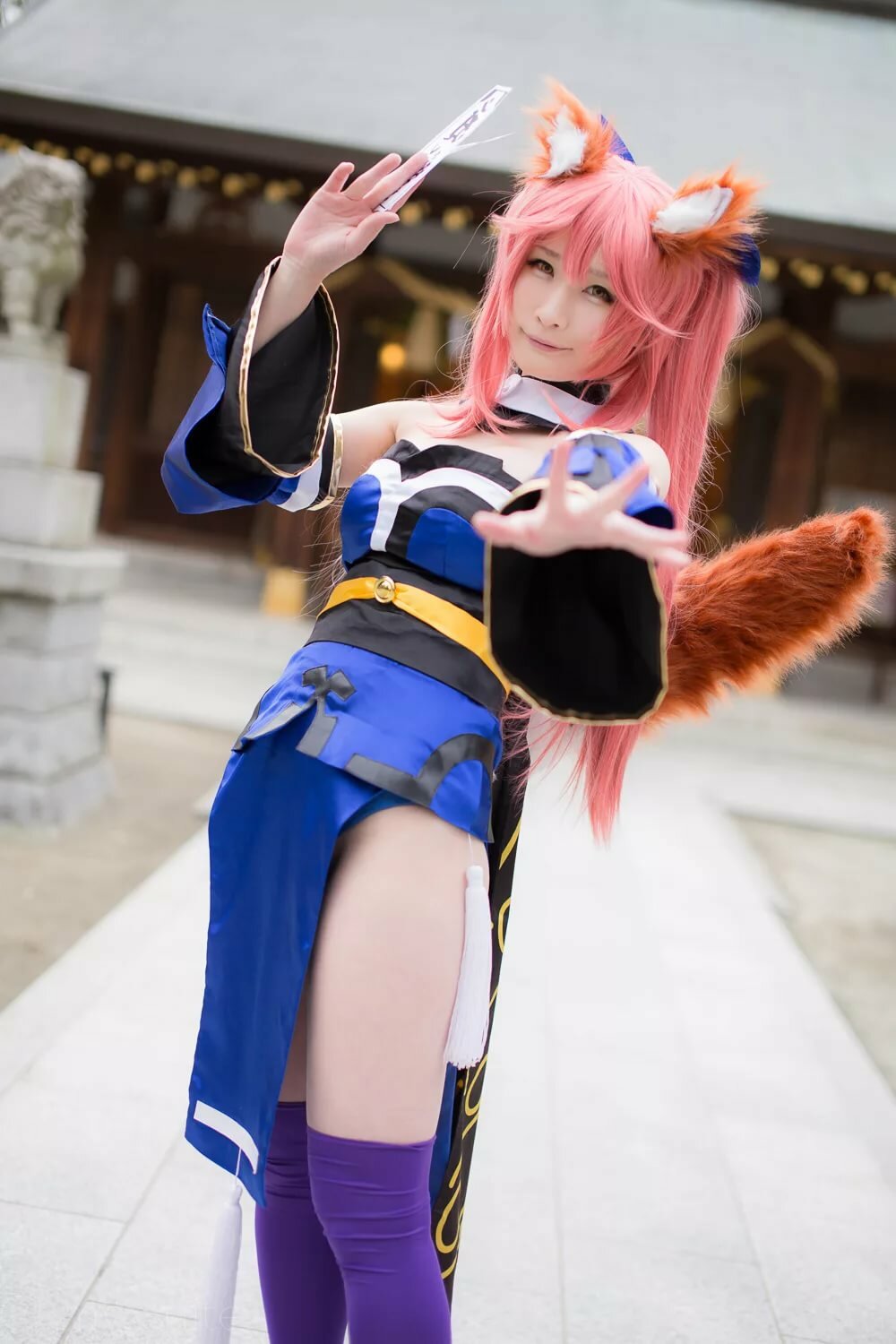 fate grand order tamamo cosplay фото