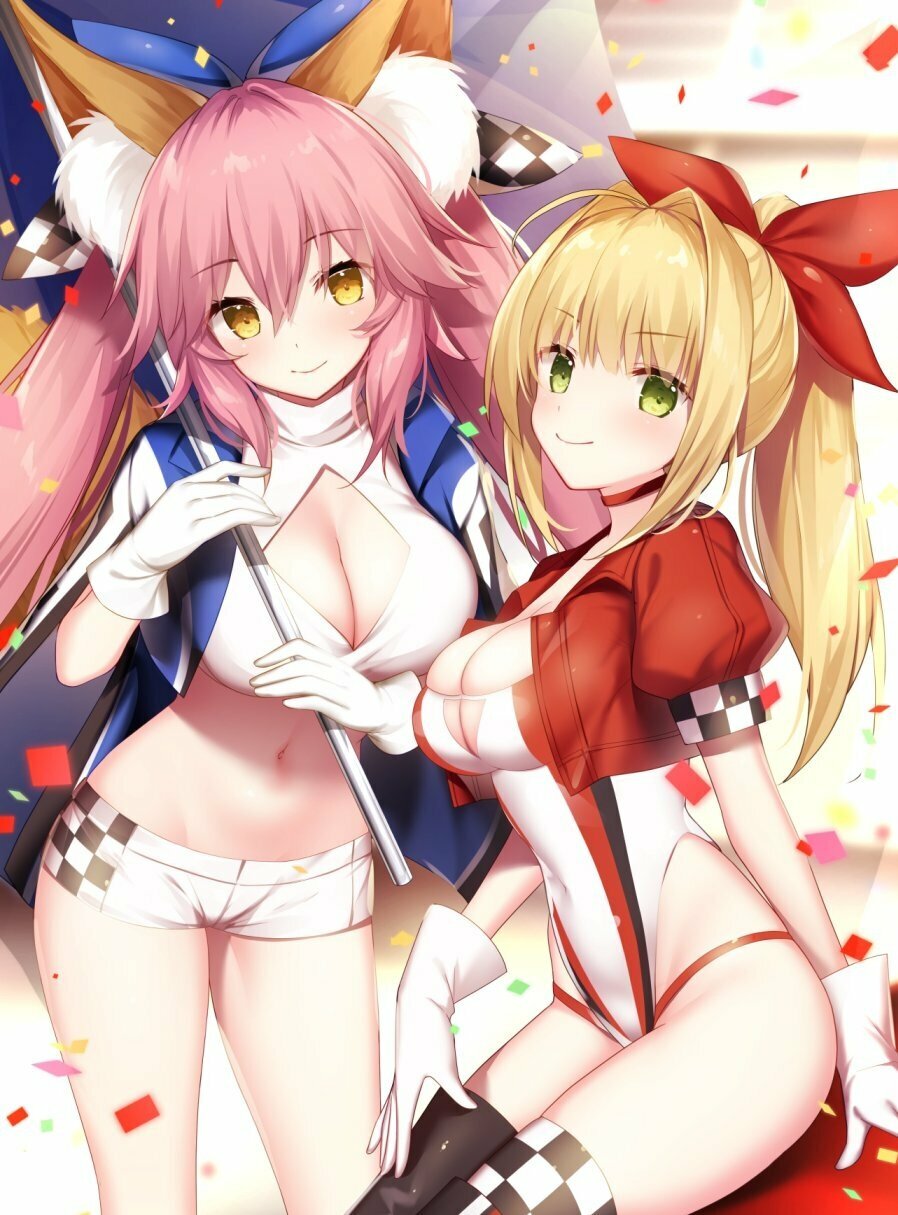 fate tamamo no mae and nero claudius фото