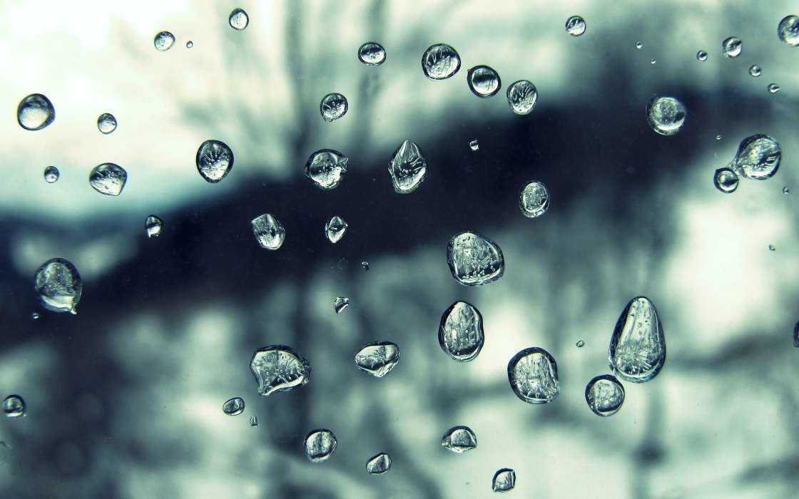 фон капли воды на стекле фото