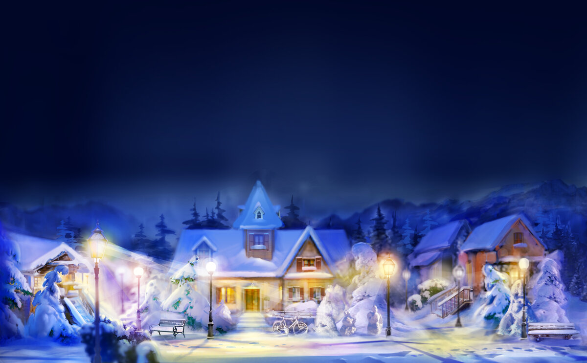 fond ecran noel neige фото