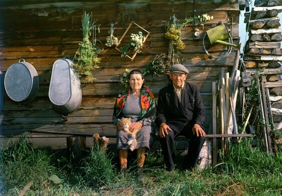 фото бабушка с дедушкой в деревне фото