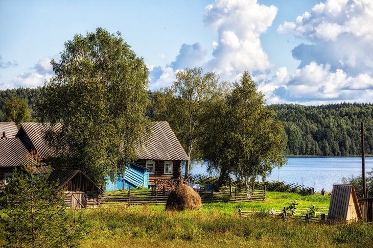 фото деревни летом россия фото