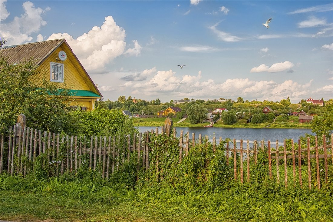 фото деревни летом россия фото