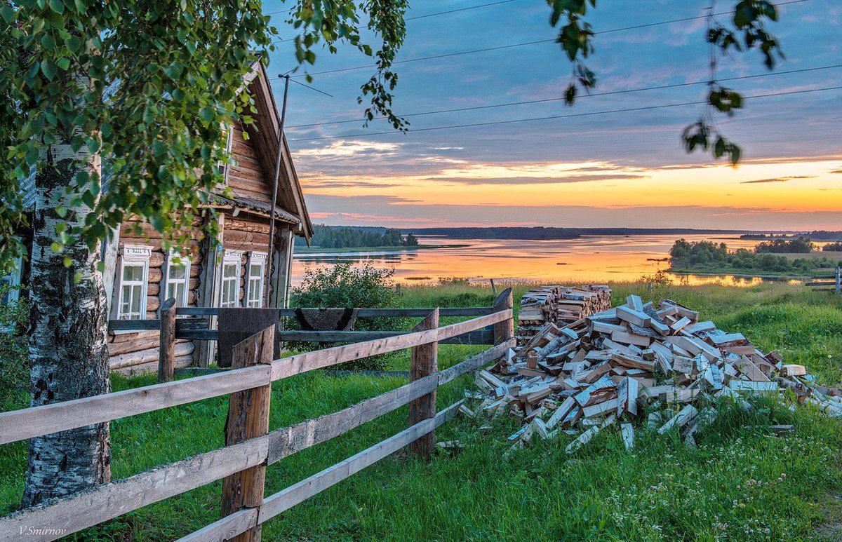 фото деревни летом россия фото