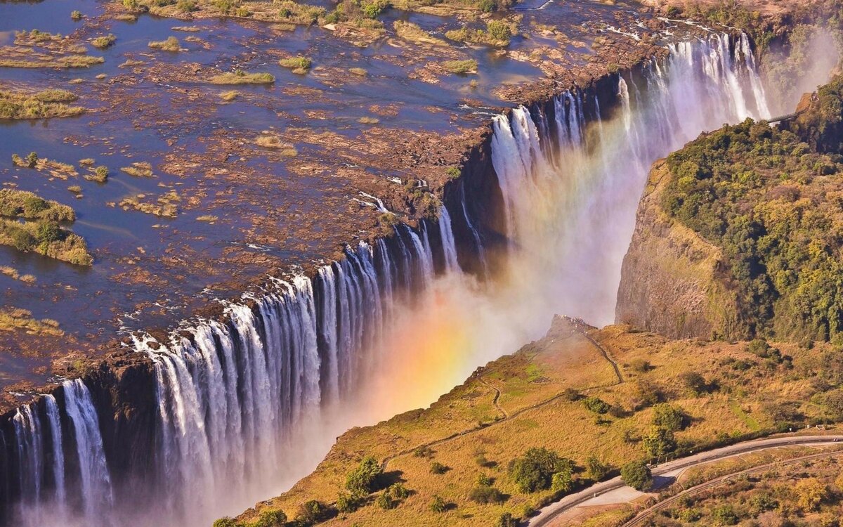фото водопада виктория в африке фото