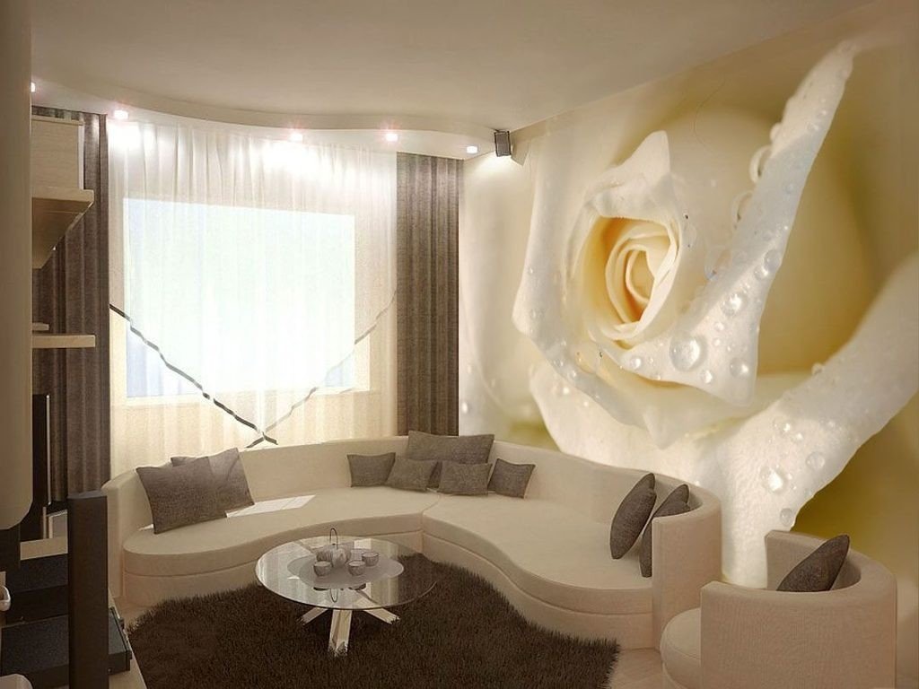 фотообои 3d в интерьере фото