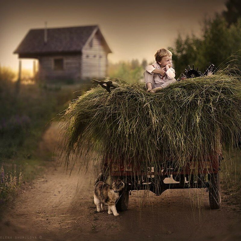фотосессия в деревне фото