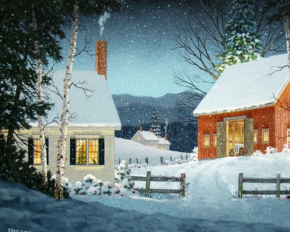 fred swan картины зима фото