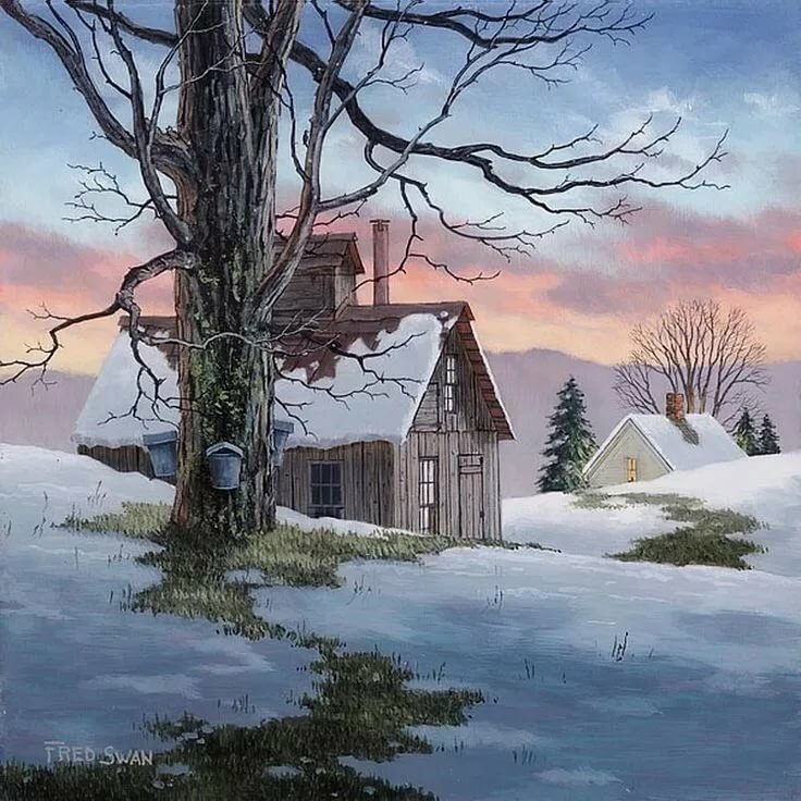 fred swan картины зима фото