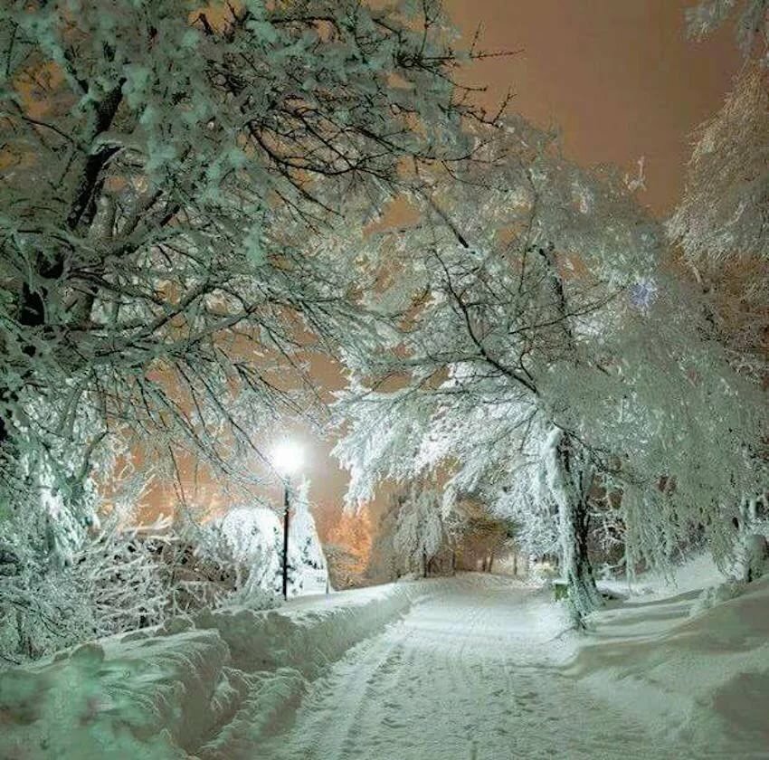 гифки зима снегопад фото