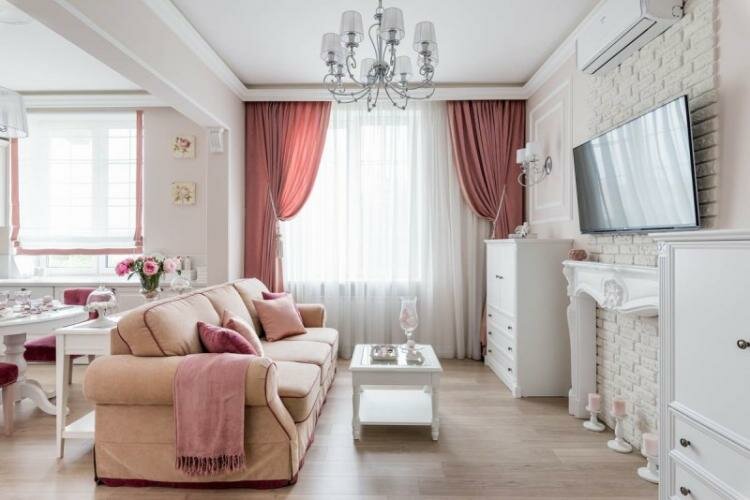 интерьер комнаты для девочки в светлых тонах фото