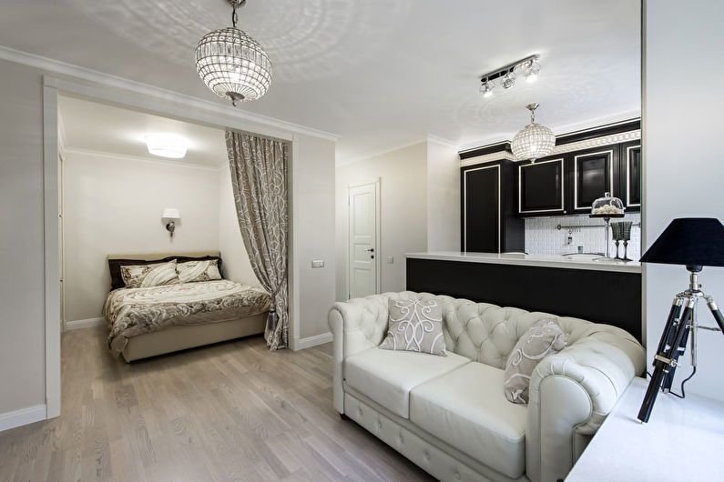 интерьер однокомнатной квартиры 29 кв.м фото