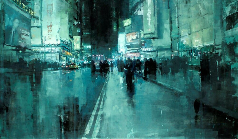 jeremy mann городской пейзаж фото