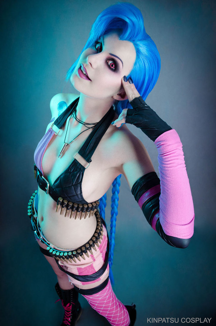 jinx league of legends косплей фото