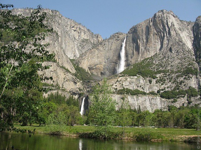 йосемитский водопад в сша фото