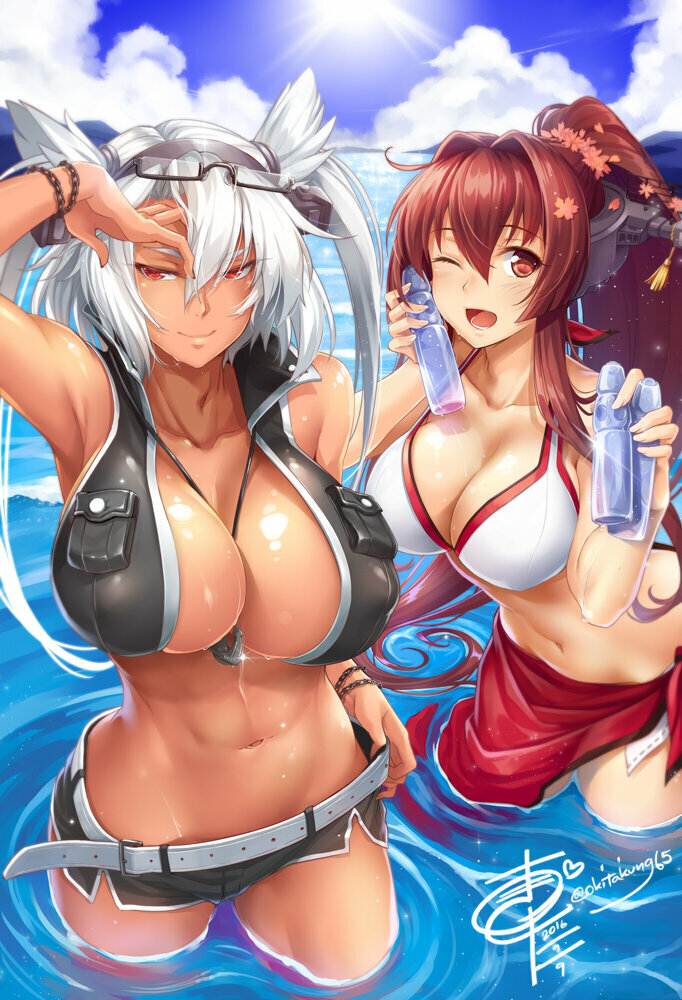 kantai collection musashi в бикини фото