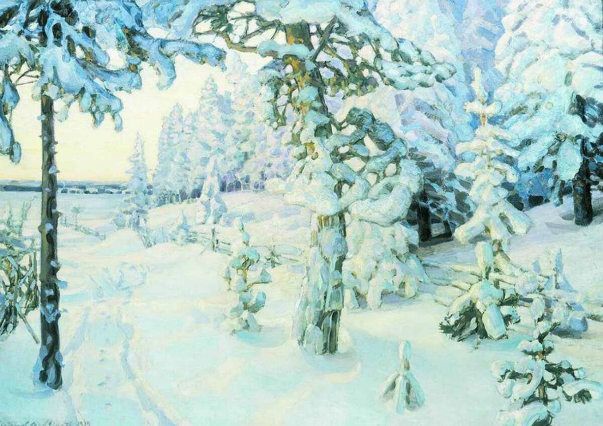 картина васнецова зимний сон фото