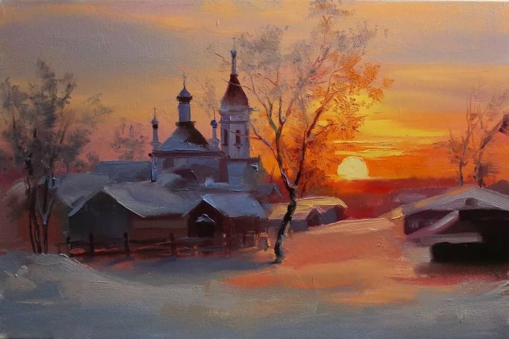 картина вечерний звон фото