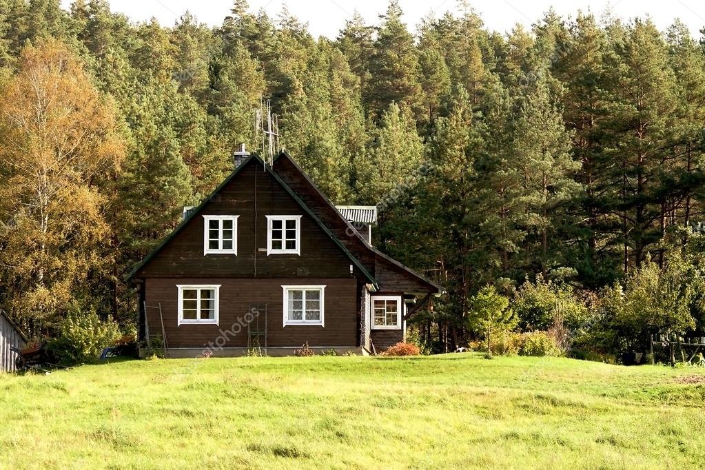 картинки дома в лесу фото